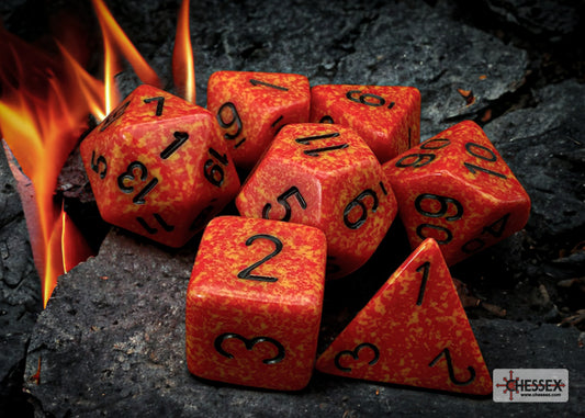 Chessex - Speckled Fire 7-Dice Set