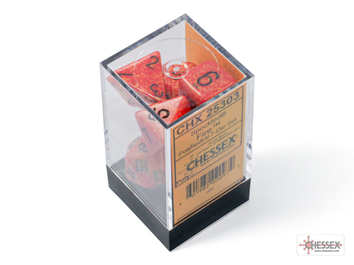 Chessex - Speckled Fire 7-Dice Set