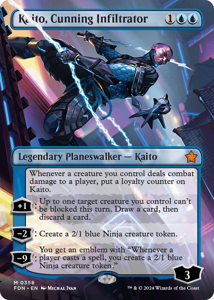 Kaito, Cunning Infiltrator (Borderless) [Foundations] – Boutique Le  Chevalier