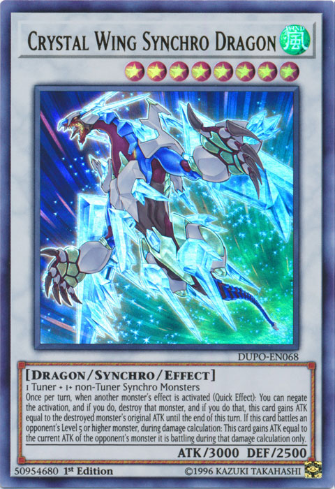 yugioh dragon synchro cards CR06-AE031 Crystal Clear Wing (UL) Lightstorm Dragon - Yugipedia