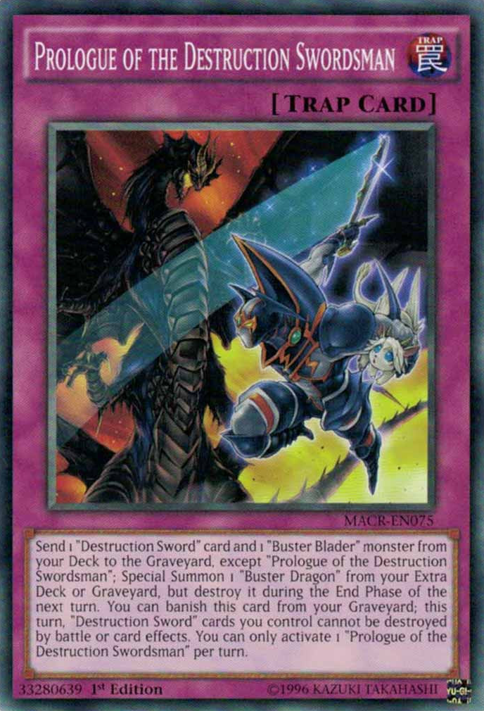 Prologue of the Destruction Swordsman [MACR-EN075] Common – Boutique Le  Chevalier