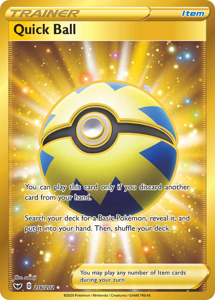 Quick Ball (216/202) [Sword & Shield: Base Set] – Boutique Le Chevalier