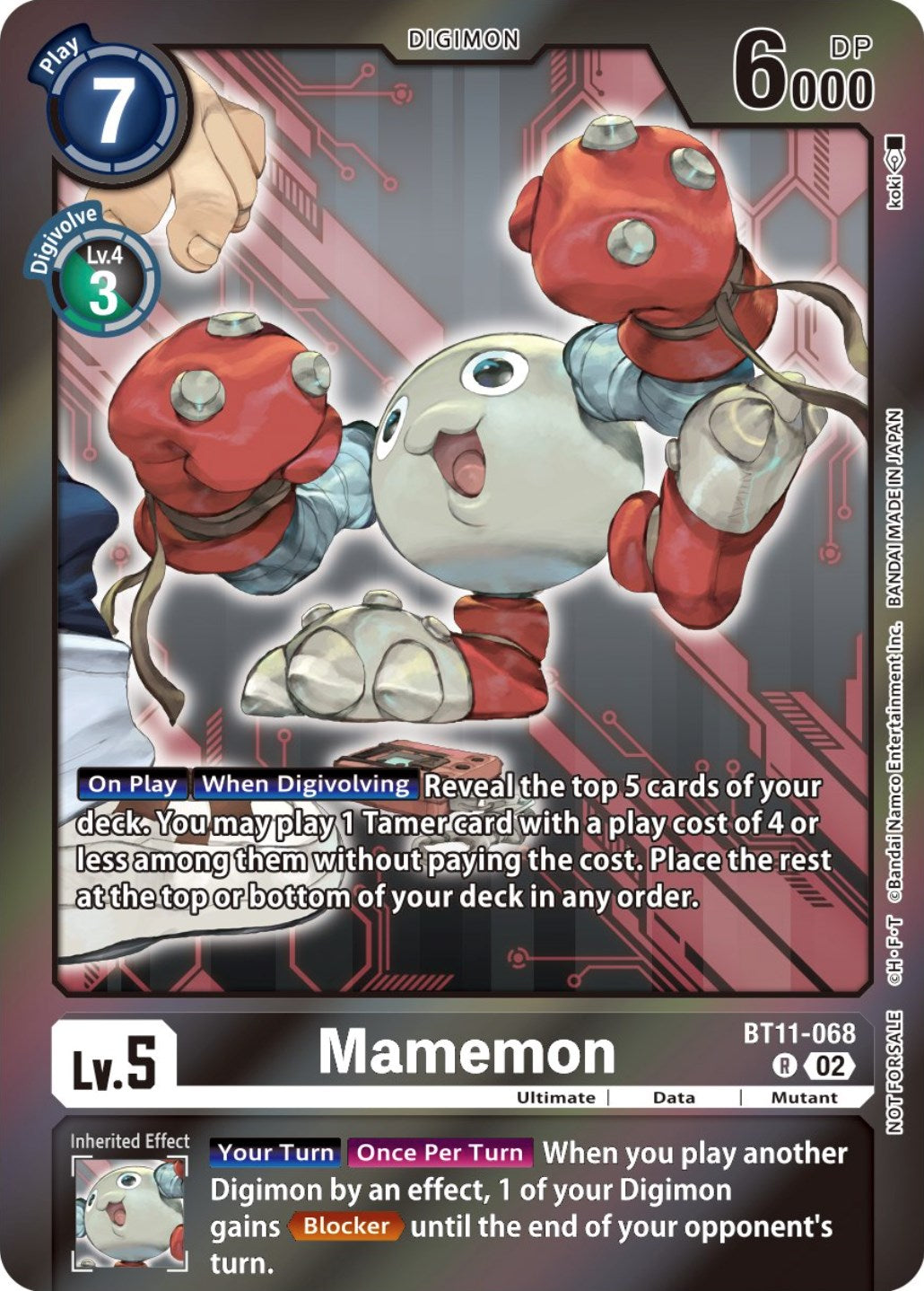 Mamemon [BT11-068] (Event Pack 5) [Dimensional Phase Promos] – Boutique Le  Chevalier