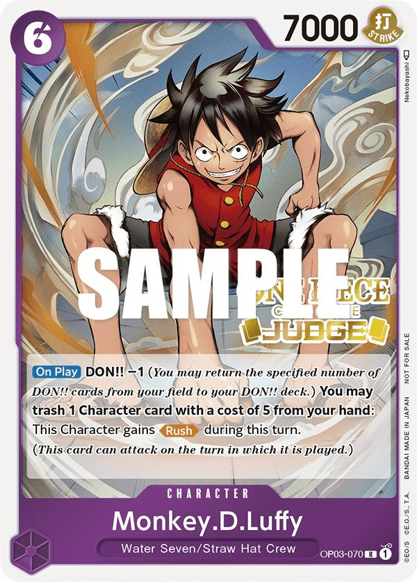 one piece card game judge pack Monkey.D.Luffy (Judge Pack Vol. 2) [One Piece Promotion Cards] – Boutique  Le Chevalier