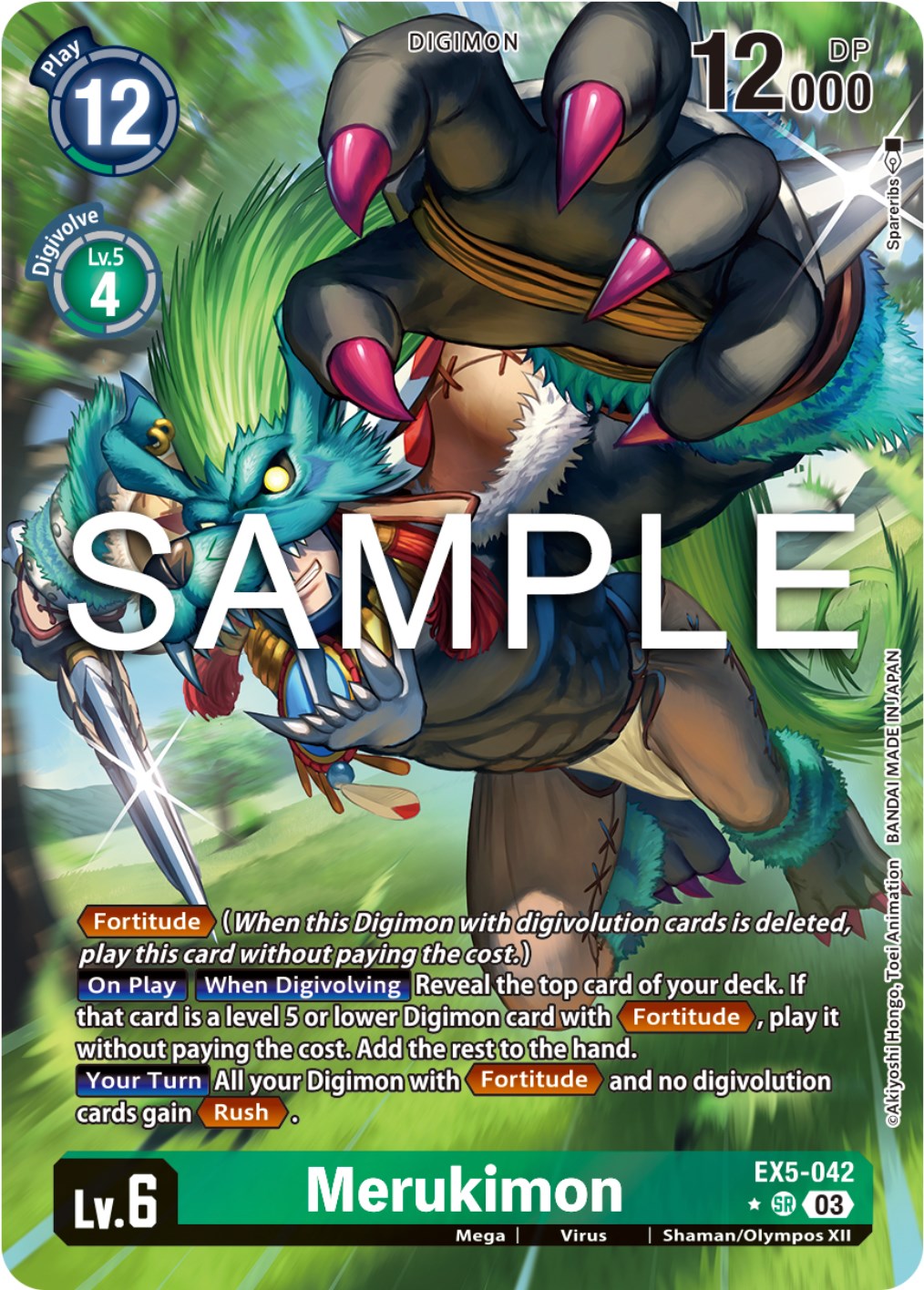 Merukimon [EX5-042] (Alternate Art) [Animal Colosseum] – Boutique Le  Chevalier