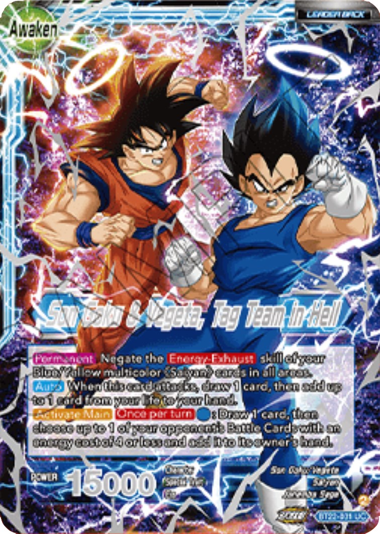 Son Goku // Son Goku & Vegeta, Tag Team in Hell (2023 Championship Fin Boutique Le Chevalier Son Goku // Son Goku & Vegeta, Tag Team in Hell (2023 Championship Fin Boutique Le Chevalier