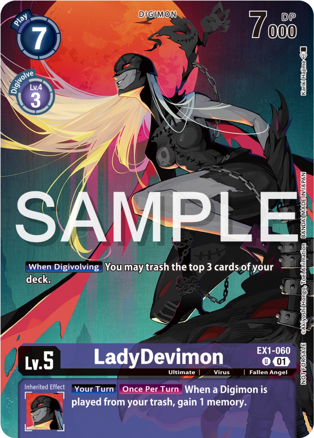 LadyDevimon [EX1-060] (Digimon Illustration Competition Pack 2023) [Cl –  Boutique Le Chevalier
