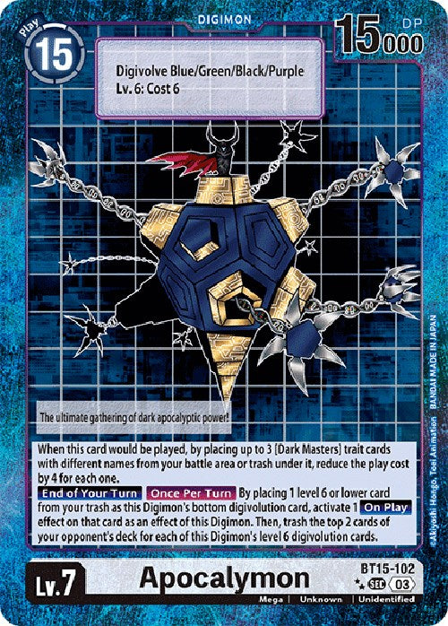 Apocalymon [BT15-102] (Special Edition Alternate Art) [Exceed Apocalyp –  Boutique Le Chevalier