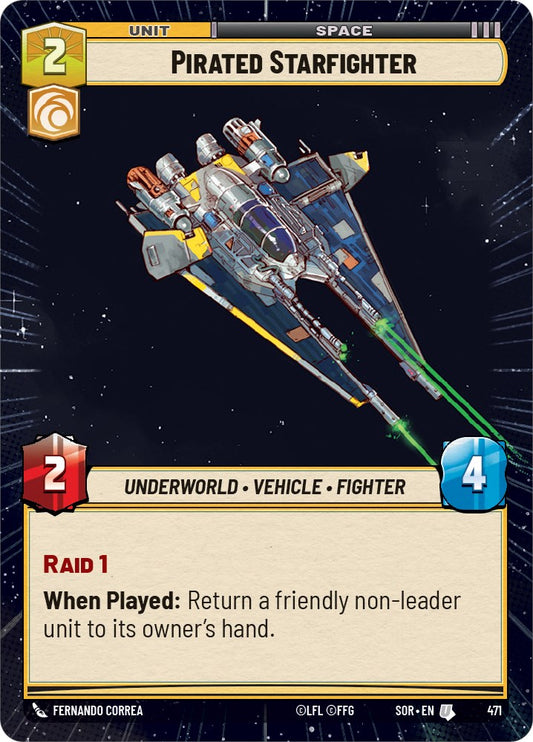 Pirated Starfighter (Hyperspace) (471) [Spark of Rebellion]