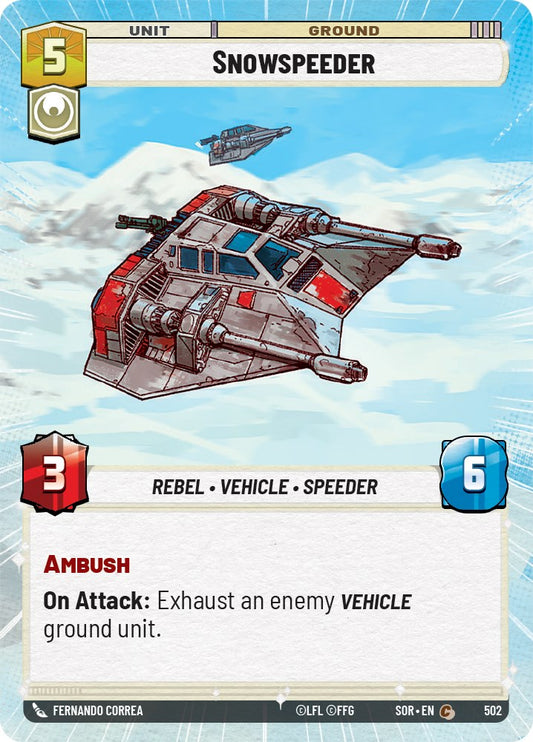 Snowspeeder (Hyperspace) (502) [Spark of Rebellion]