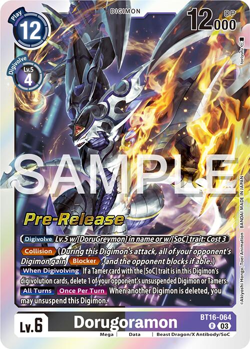 Dorugoramon [BT16-064] [Beginning Observer Pre-Release Promos] – Boutique  Le Chevalier