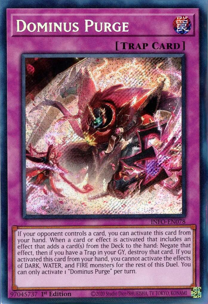 Dominus Purge [INFO-EN078] Secret Rare – Boutique Le Chevalier