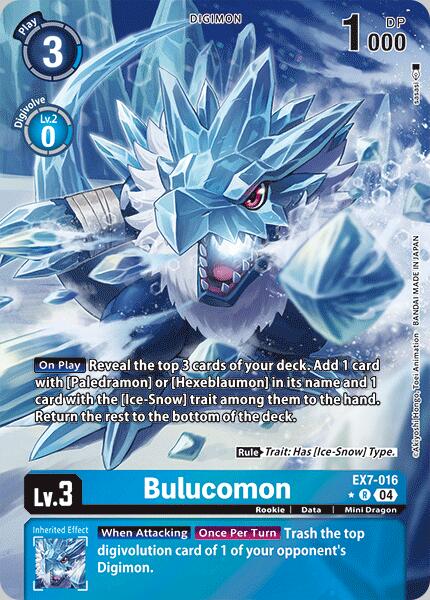 Bulucomon [EX7-016] (Alternate Art) [Digimon LIBERATOR] – Boutique Le  Chevalier
