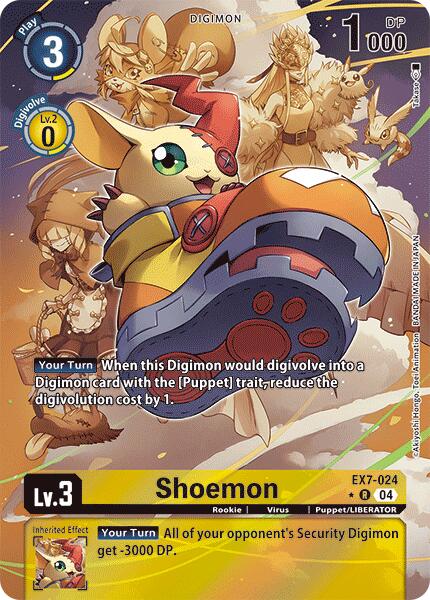 Shoemon [EX7-024] (Alternate Art) [Digimon LIBERATOR]  Boutique Le  Chevalier