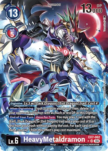digimon card game alternate art HeavyMetaldramon [EX7-062] (Alternate Art) [Digimon LIBERATOR] – Boutique  Le Chevalier