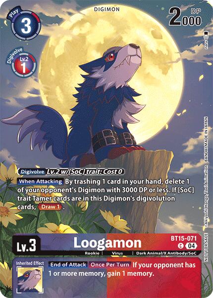 Loogamon [BT14-071] (Legend Pack 2024) [Blast Ace] – Boutique Le Chevalier