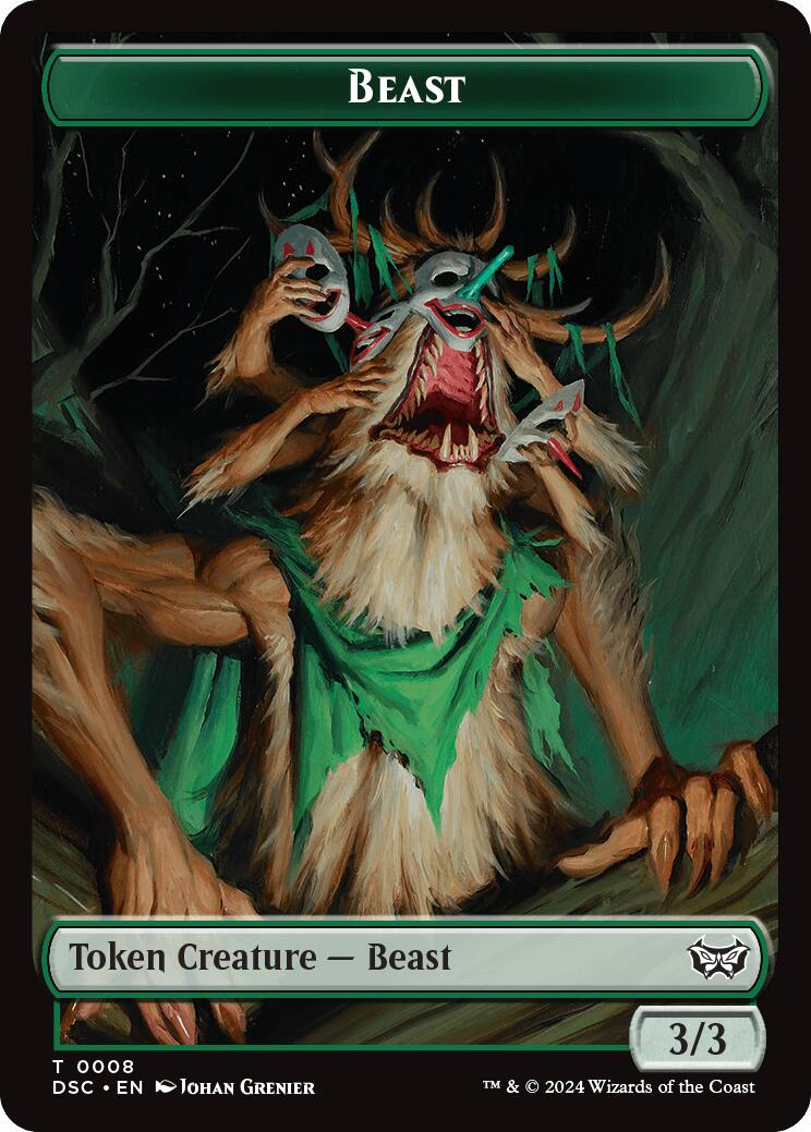 Beast // Scarecrow Double-Sided Token [Duskmourn: House of Horror Comm –  Boutique Le Chevalier