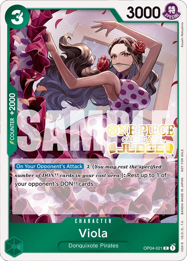 Viola (Judge Pack Vol. 4) [One Piece Promotion Cards] – Boutique Le  Chevalier