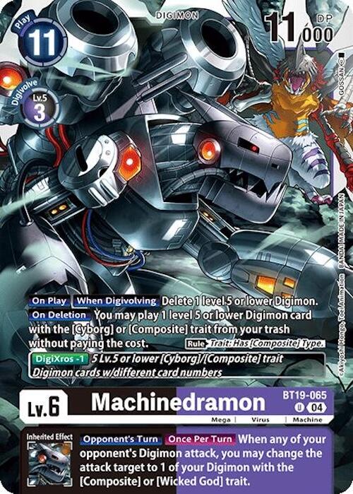 Machinedramon [BT19-065] [Release Special Booster Ver.2.0] – Boutique Le  Chevalier