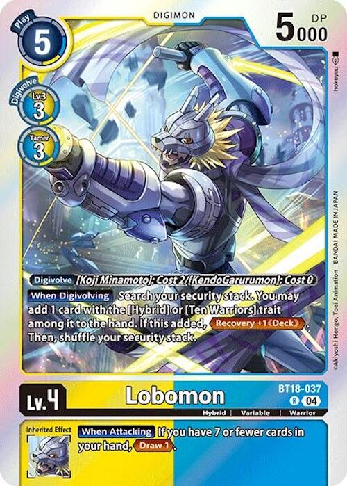 Lobomon [BT18-037] [Release Special Booster Ver.2.0]  Boutique Le Chevalier
