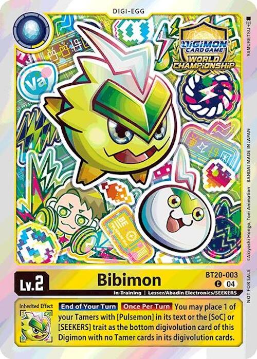 Bibimon [BT20-003] (Regionals 25-26 Champion Card Set Season 1) [Relea   Boutique Le Chevalier