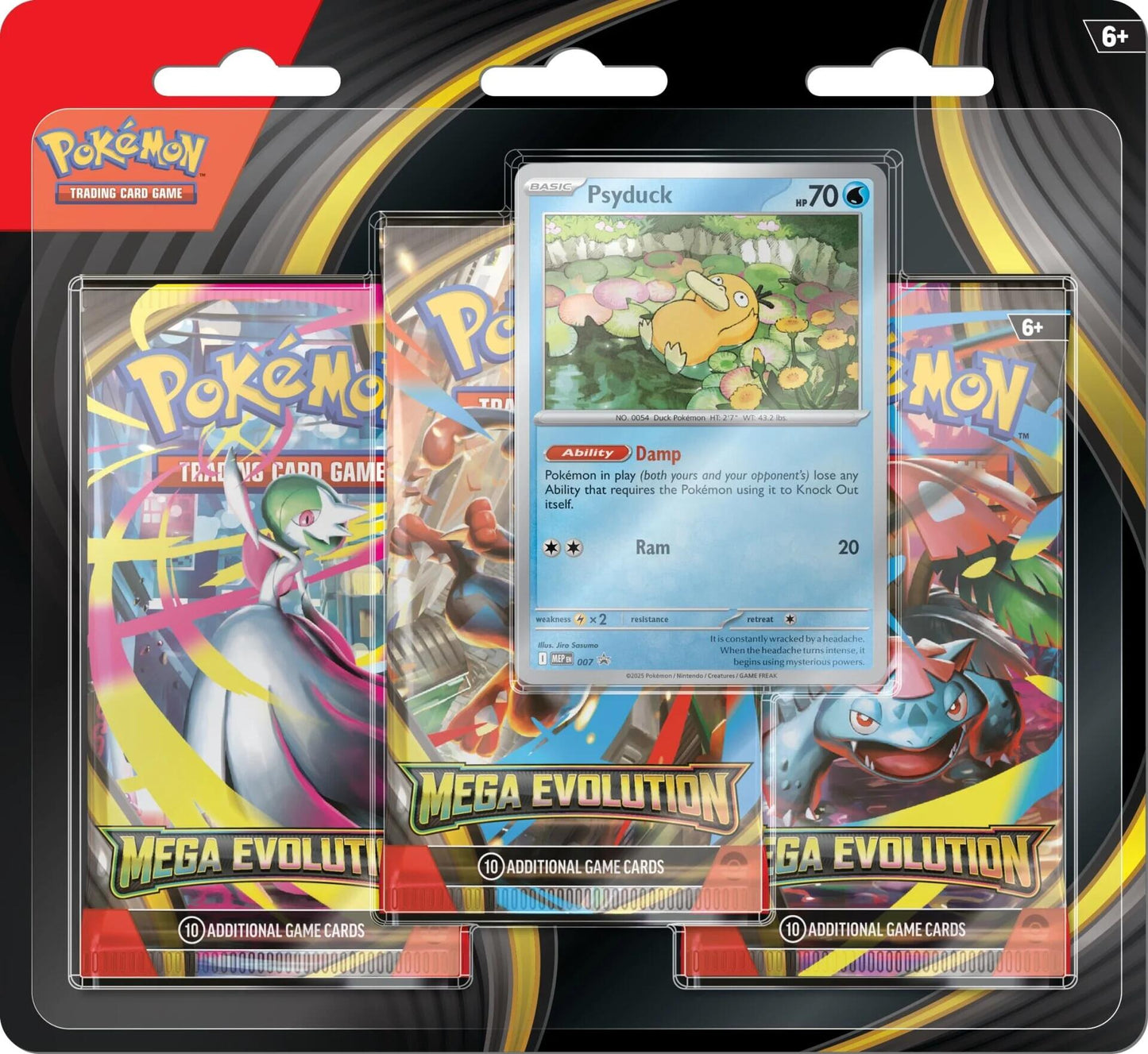 Mega Evolution - 3 Pack Blister (Psyduck)
