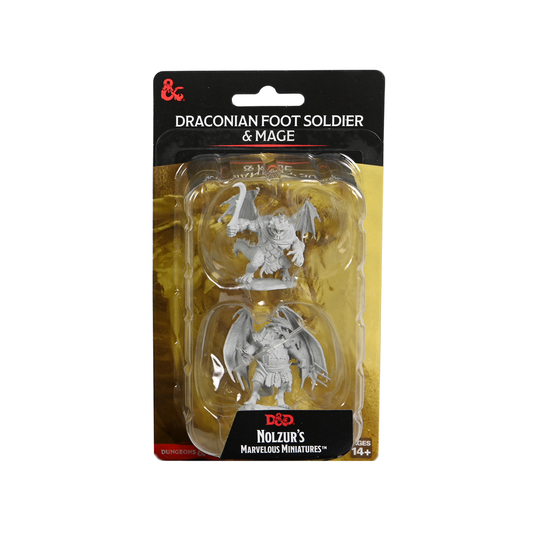 D&D Unpainted - Draconian Foot Soldier & Mage