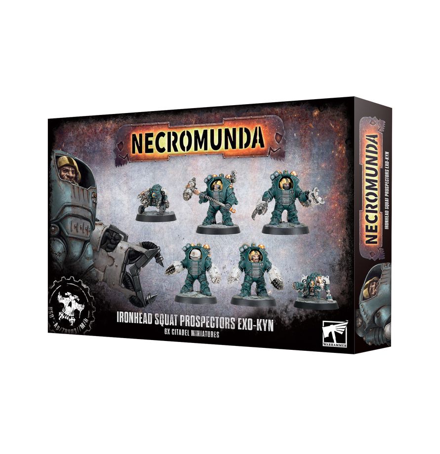 Necromunda Skirmish - Ironhead Squat Prospectors Exo-Kyn