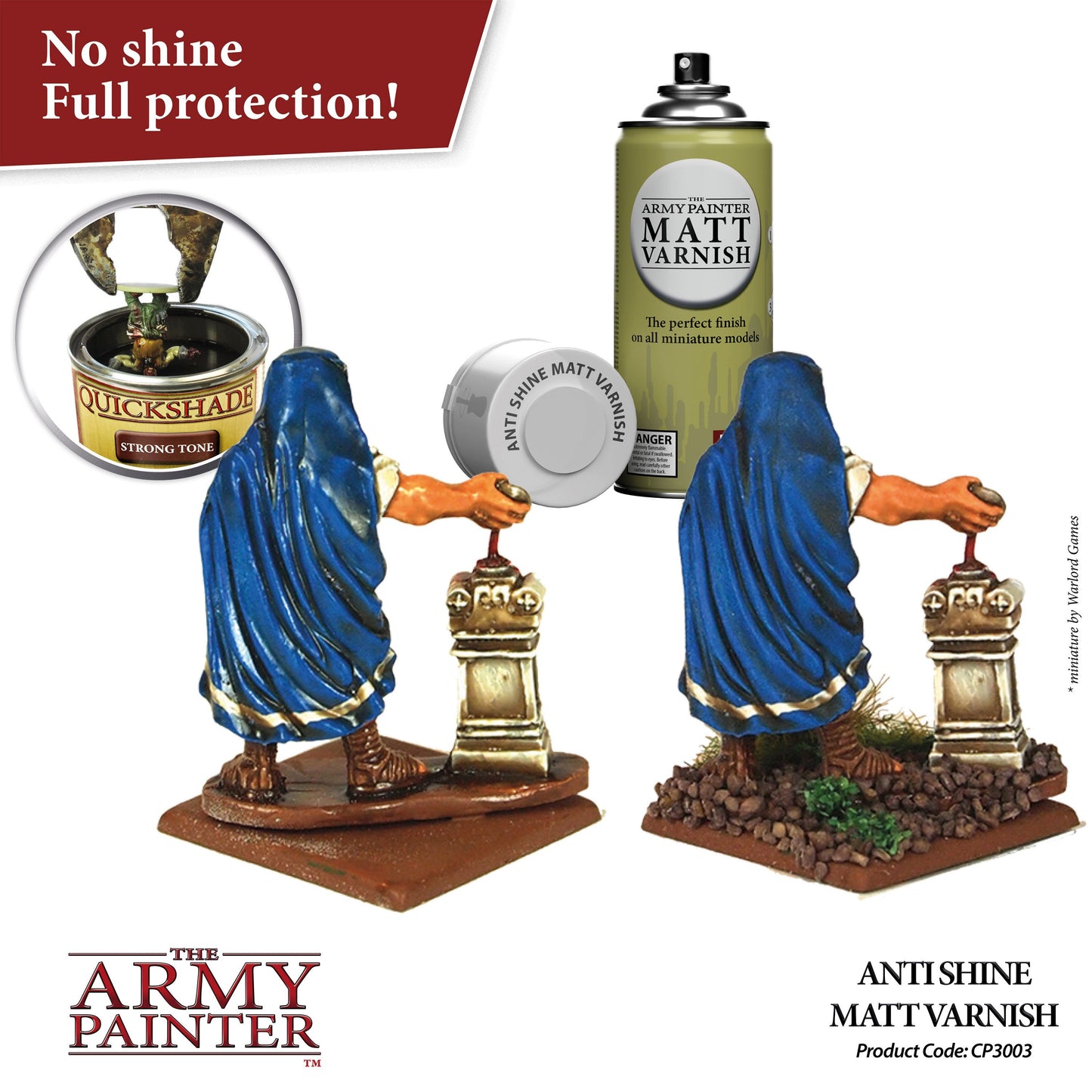 Army Painter Sprays - Colour Primer: Anti Shine Matt Varnish