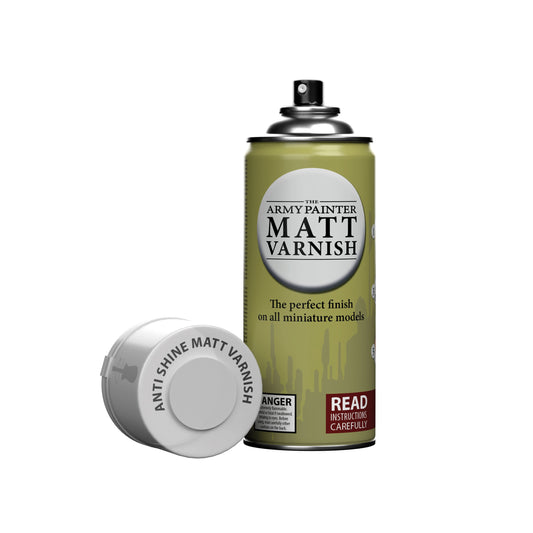Army Painter Sprays - Colour Primer: Anti Shine Matt Varnish