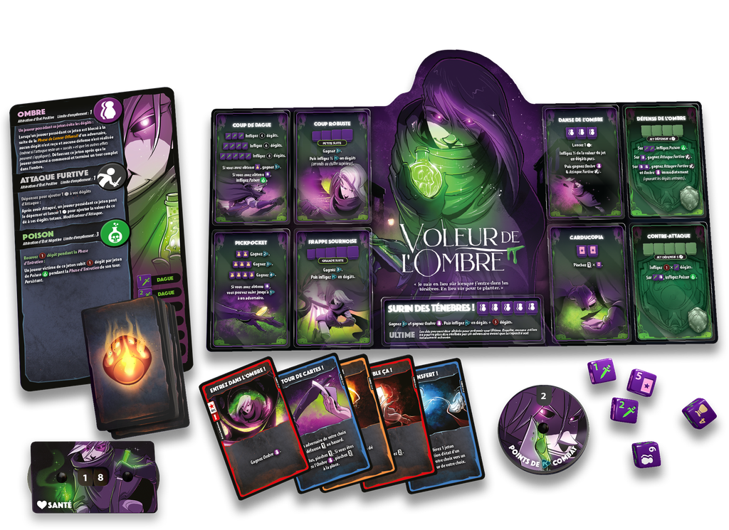Dice Throne - Pyromancienne vs Voleur de l'Ombre (FR)