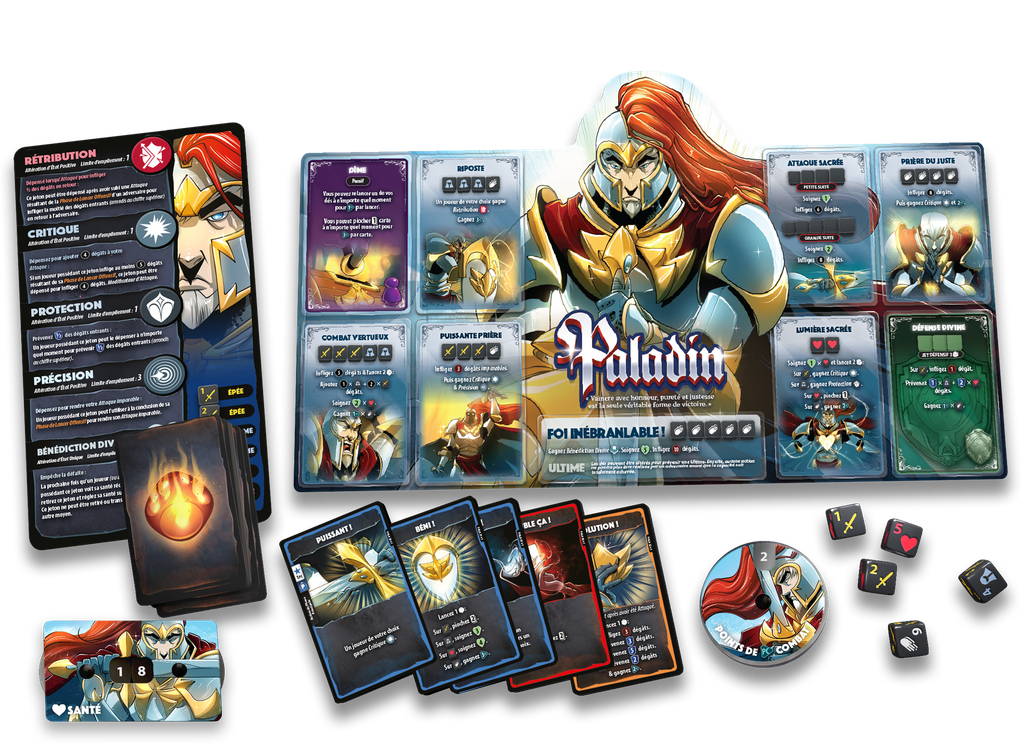 Dice Throne - Moine vs Paladin (FR)