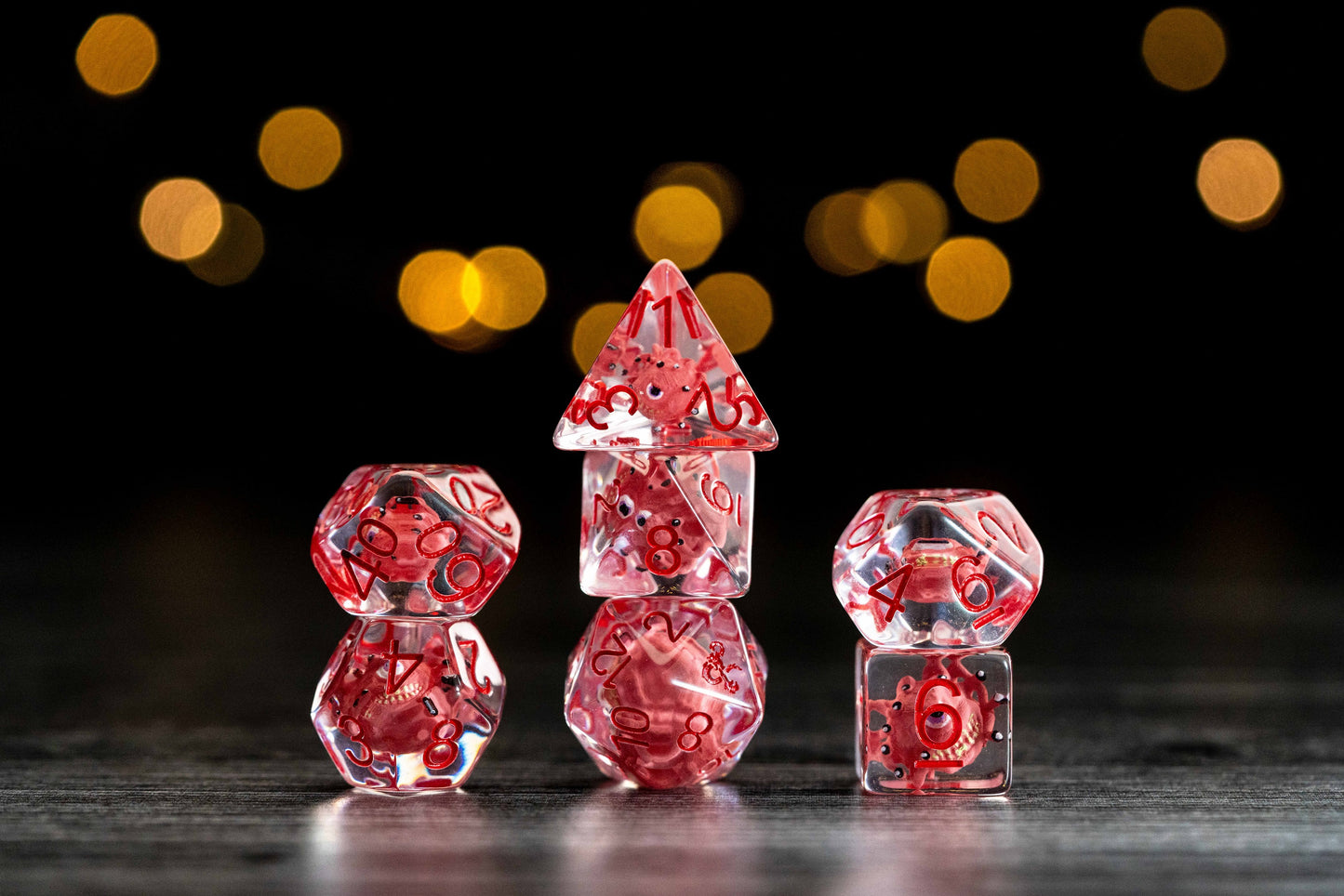 FanRoll - D&D Beholder 16mm Resin 7-Dice Set