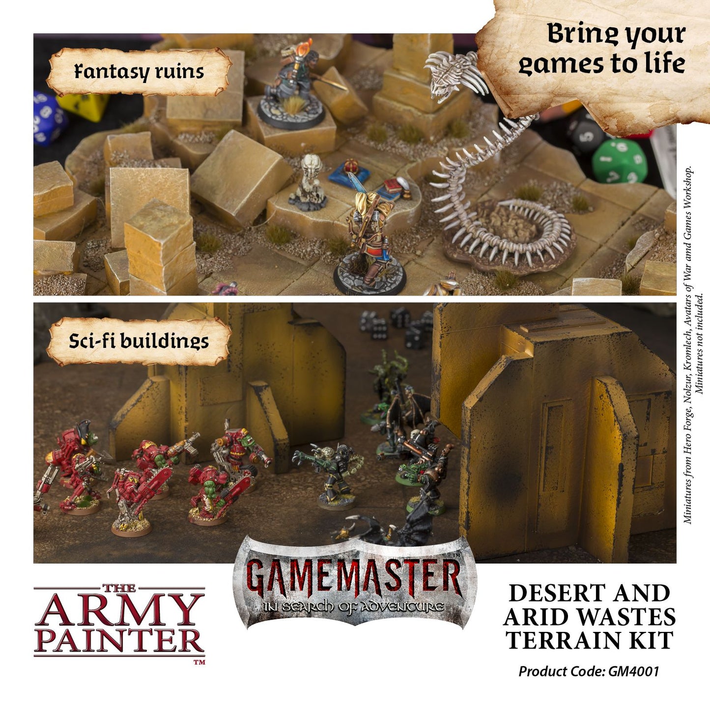 Army Painter Gamemaster - Desert & Arid Wastes Terrain Kit