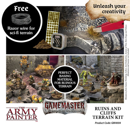 Army Painter Gamemaster - Ruins & Cliffs Terrain Kit