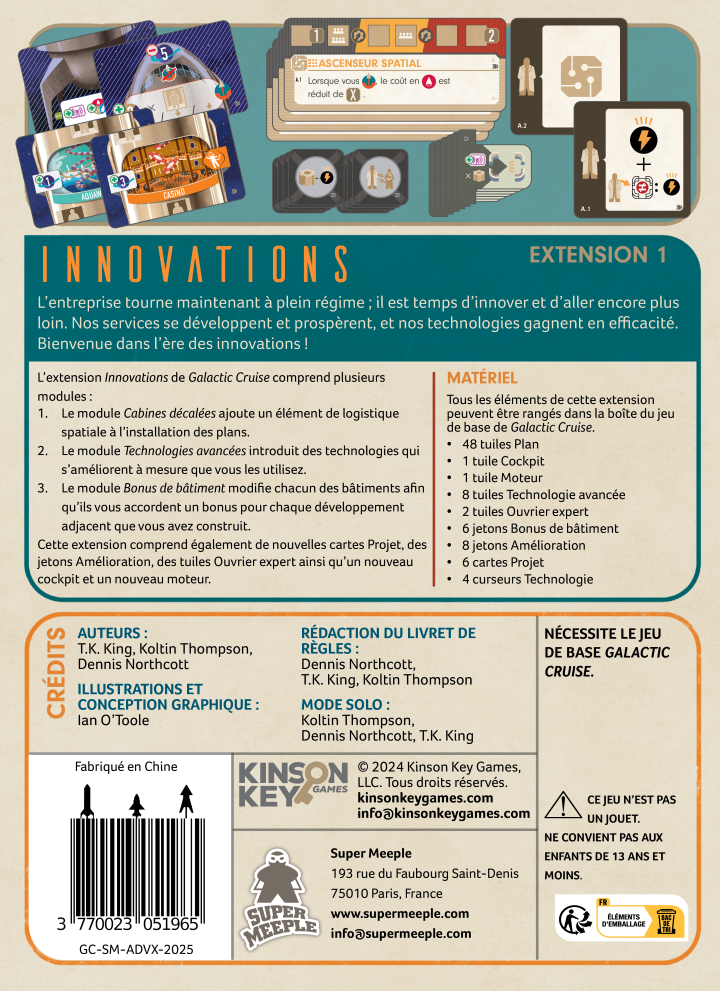 Galactic Cruise - Ext. Innovations (FR)
