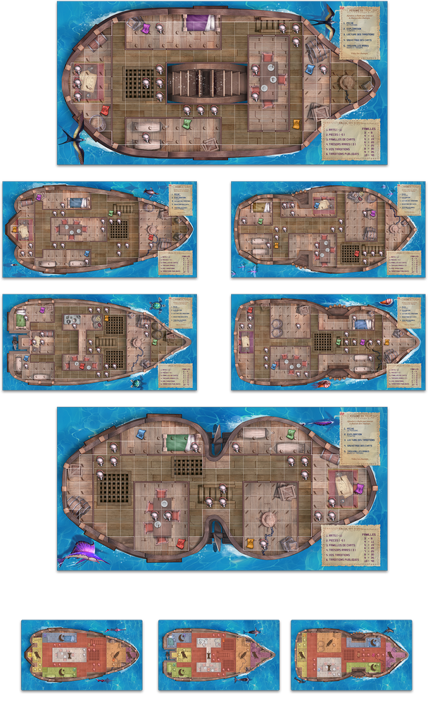 L'Ile des Chats - Pack de Bateaux (FR)