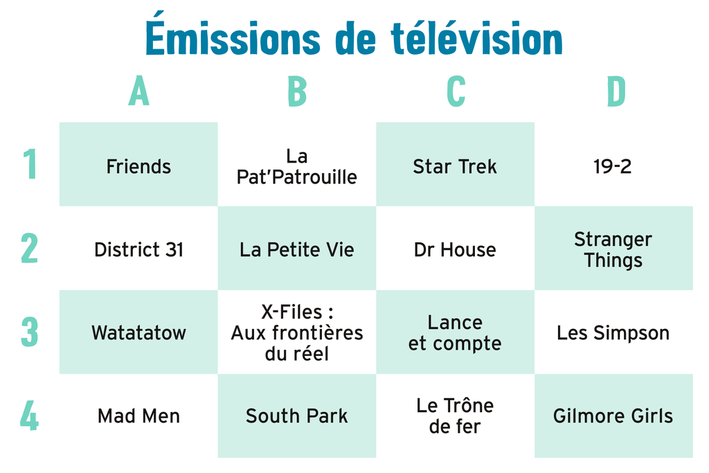 Caméléon - Nouveau Format (FR)