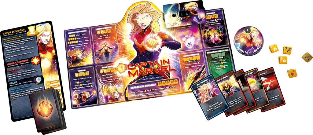 Dice Throne Marvel - Black Widow, Doctor Strange, Captain Marvel, Black Panther (FR)