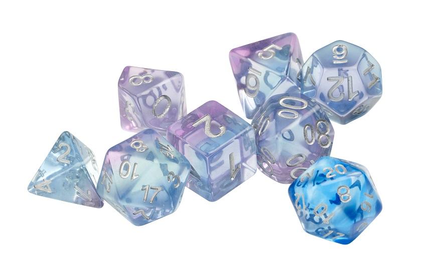 Sirius - Semi-Translucent Blue-Purple Dice Set