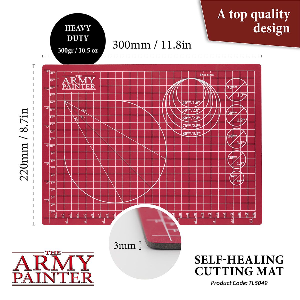 Army Painter Tools - Self-Healing Cutting Mat