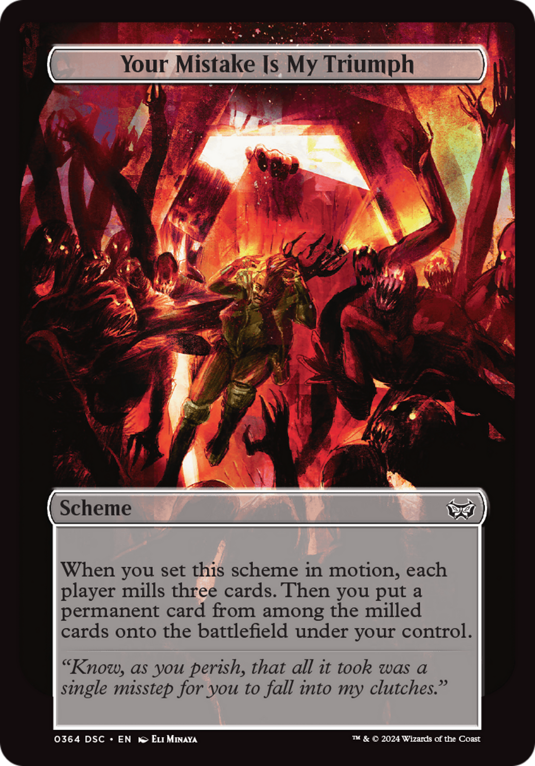 mtg duskmourn archenemy cards - Sealed Set of 10 Scheme abandon this scheme. (MTG) 10 Archenemy Scheme Cards
