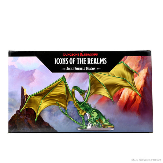 D&D Icons of the Realms - Adult Emerald Dragon