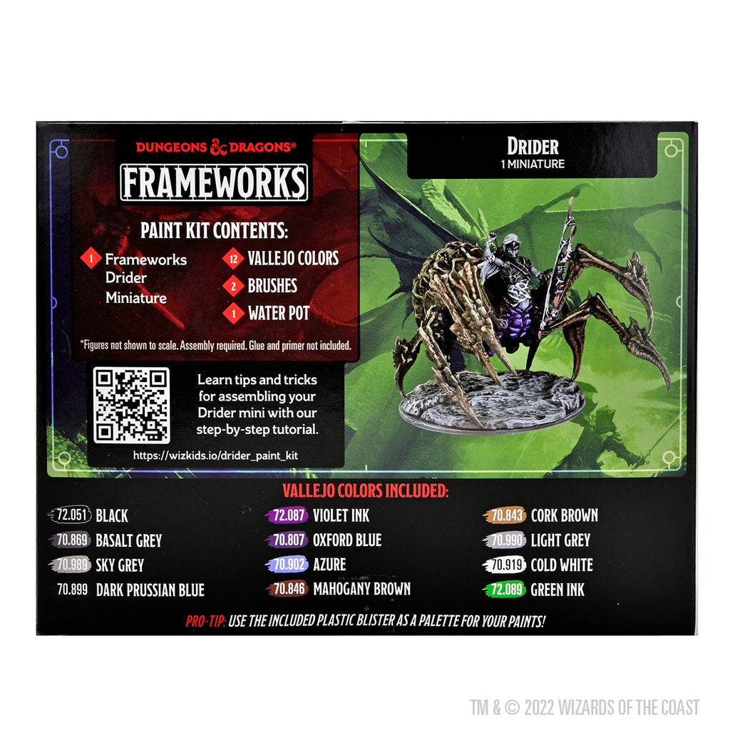 D&D Frameworks - Drider Paint Kit