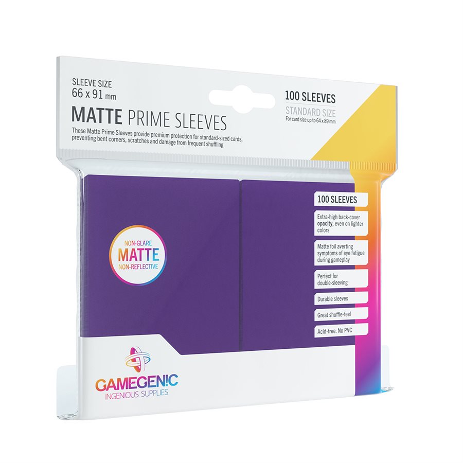 GG Matte Prime Sleeves Purple 100CT