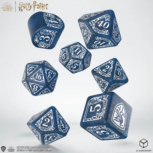 Q Workshop - Harry Potter Ravenclaw Modern Blue 7-Dice Set