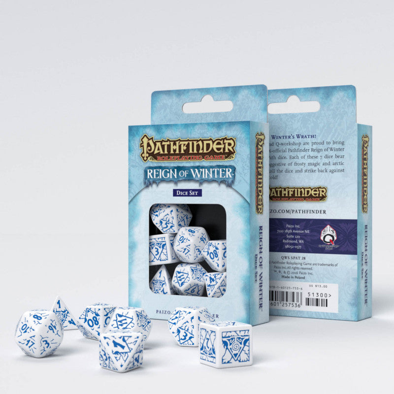 Q Workshop - Pathfinder Reign of Winter 7-Dice Set