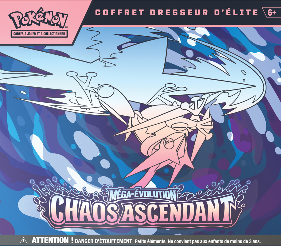 Méga-Evolution: Chaos Ascendant Coffret Dresseur d'élite (FR)