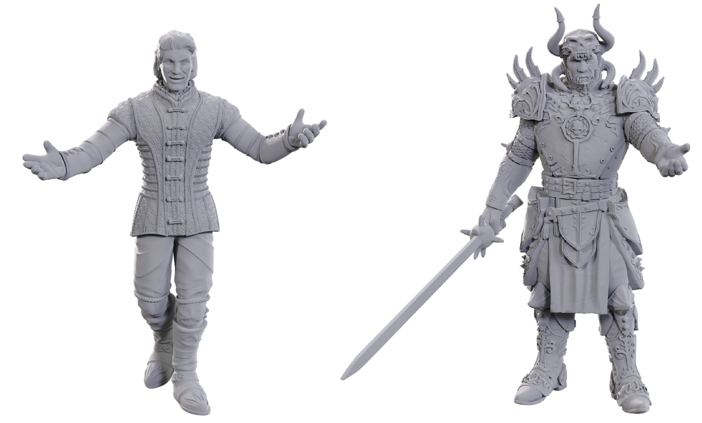 D&D Unpainted - Sarevok Anchev & Raphael (96371)