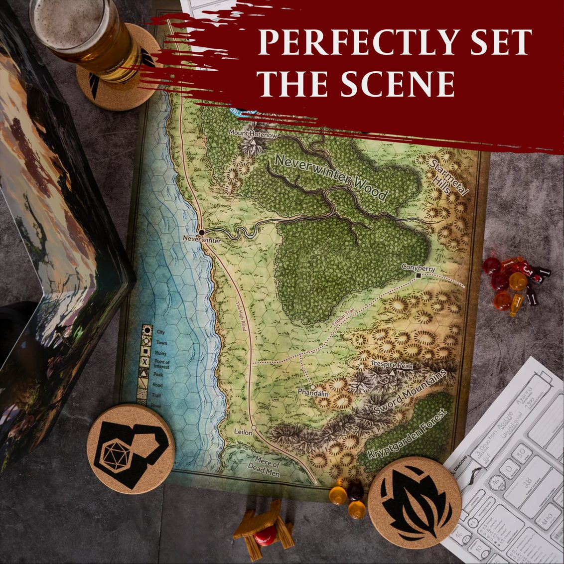 RPG Class & DM Icon Coasters